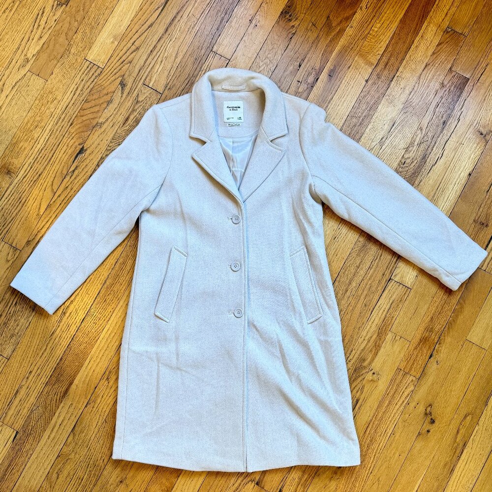 Abercrombie Wool-Blend Dad Coat